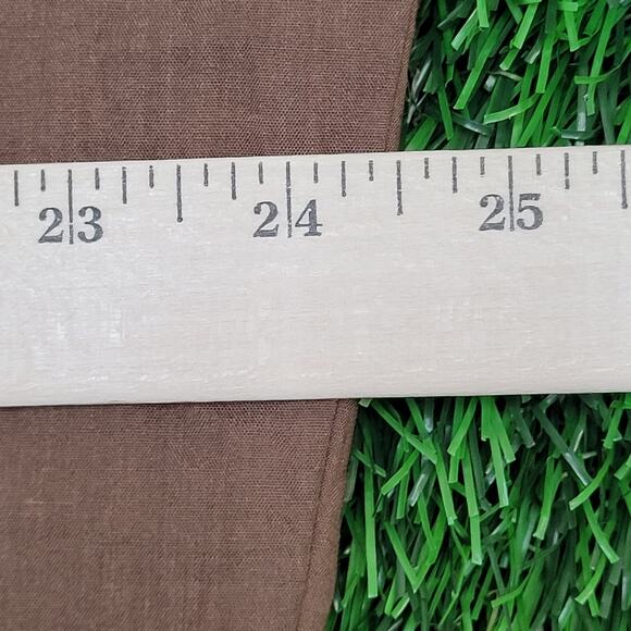 Vintage 70s Van-Cort MOD Button Shirt XL 24x30 Brown - Picture 11 of 12